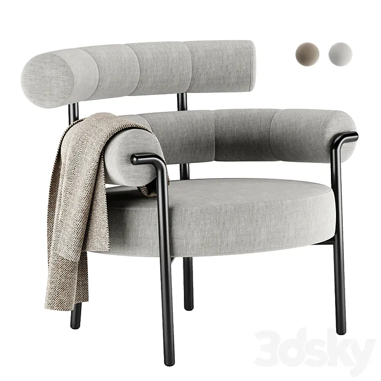 olio armchair by designbythem 3DS Max Model