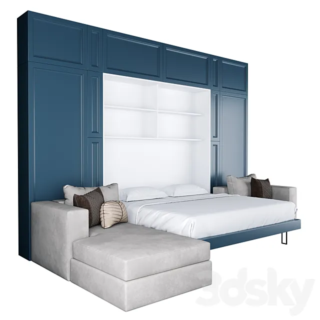 Olissys convertible wardrobe 3DS Max Model