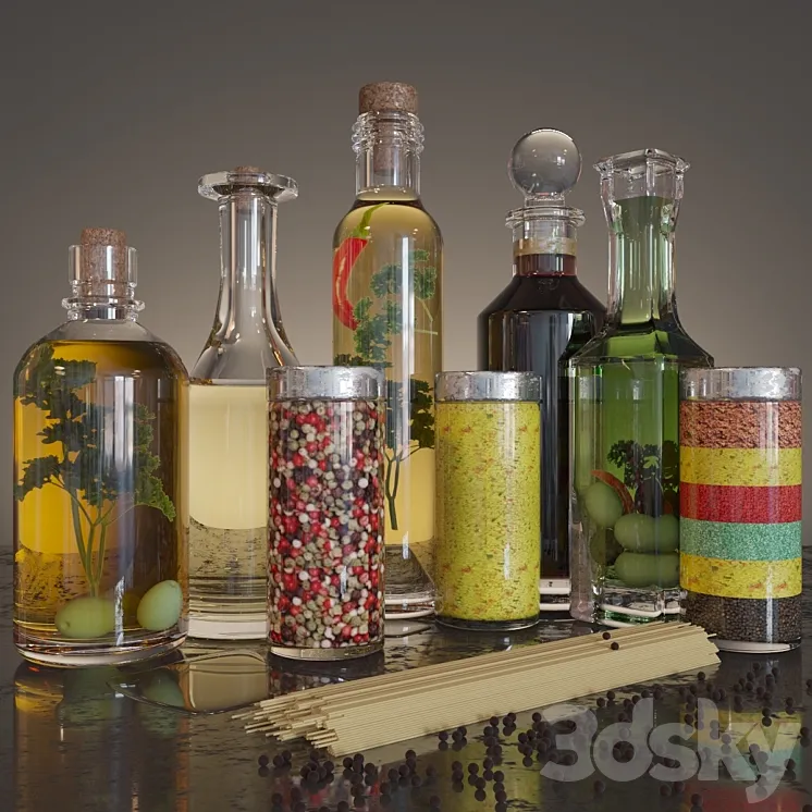Olive oil 3DS Max