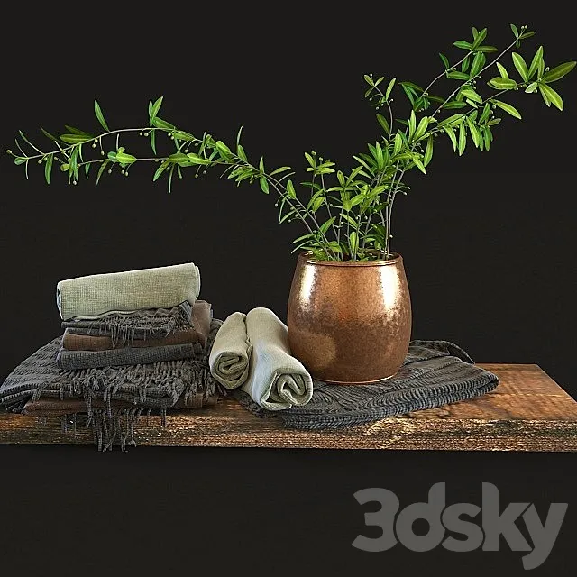 Olive set 3DS Max Model