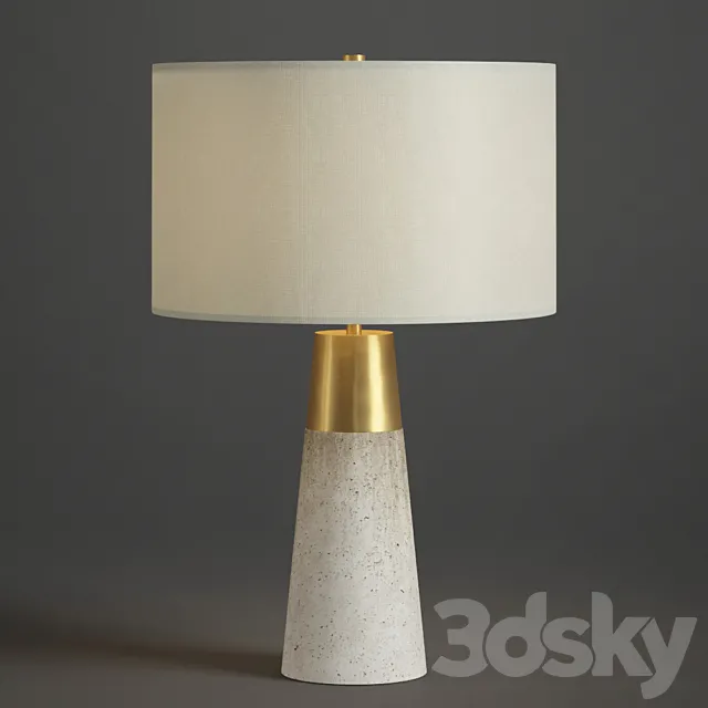 Oliver Bonas Munari Table Lamp 3DS Max Model