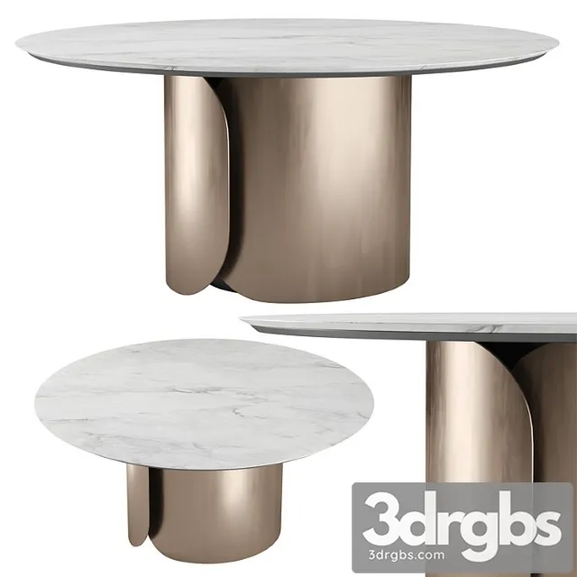 Olivia Stone Aral Round Dining Table 3dsmax Download