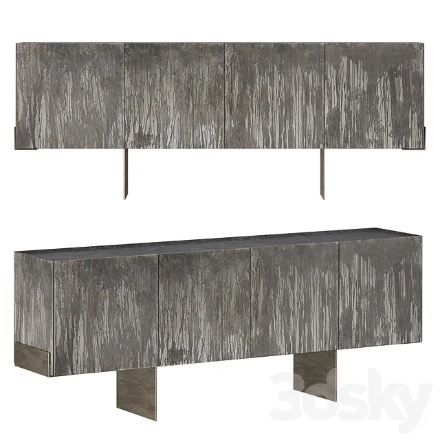 Olivya Stone Domi Credenza 3ds Max