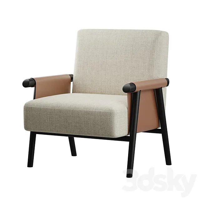 Olivya Stone Toro Arm Chair 3DSMax File