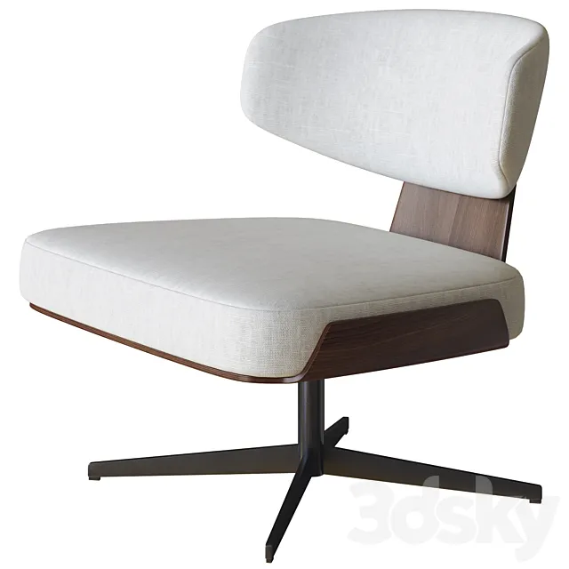 olos armchair by bonaldo 3DS Max Model