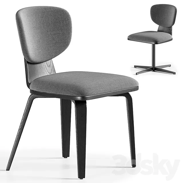 Olos Chair Set by Bonaldo 3ds Max