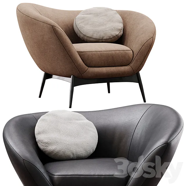 Oltremare Poltrona By SabaItalia 3ds Max