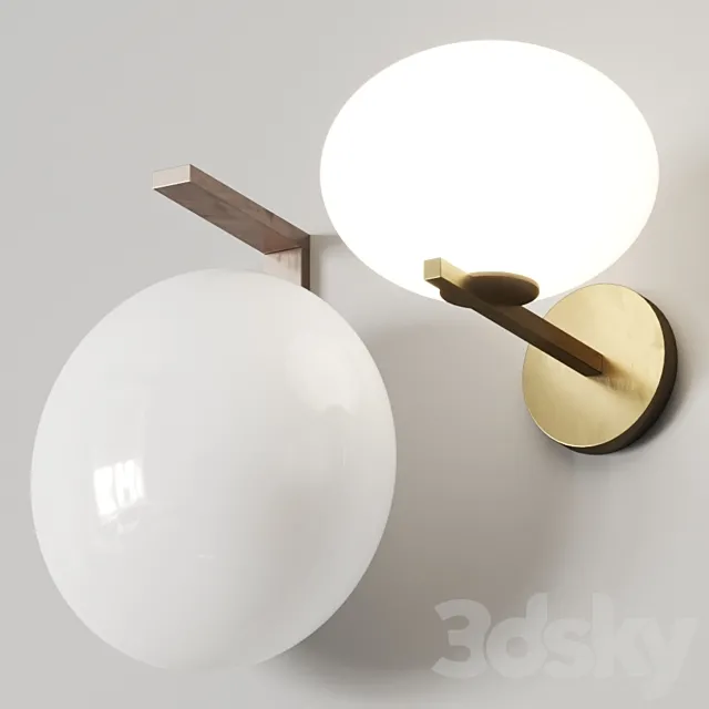 Oluce Alba Wall Lamp 3ds Max