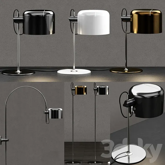 Oluce Coupe Lamp Collection 3ds Max