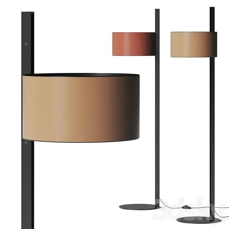 Oluce Parallel 396 Floor Lamp 3DS Max