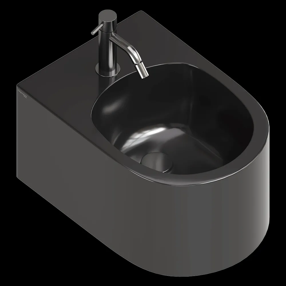 Olympia Ceramica – Hanging washbasin Monolith 3ds Max