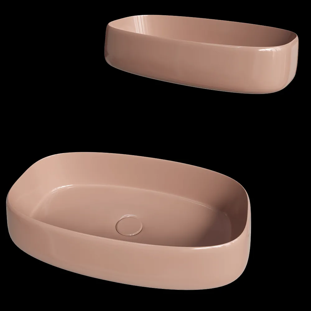Olympia Ceramica – Washbasin Wave 40×70 3ds Max