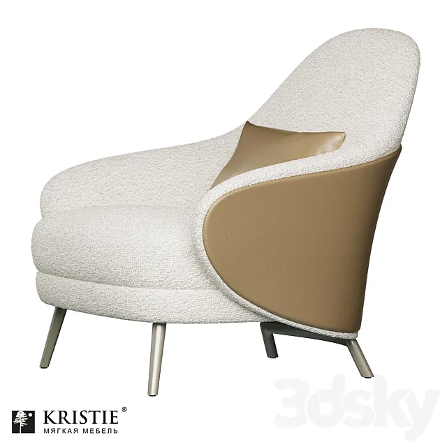 OM armchair KRISTIE mebel Hudson-19 3ds Max