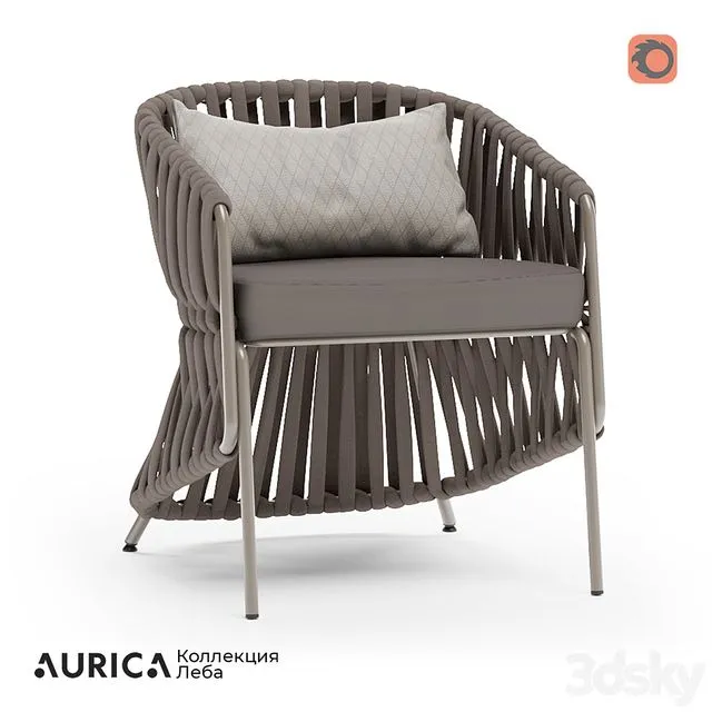 OM Armchair Leba AURICA 3dsMax Model