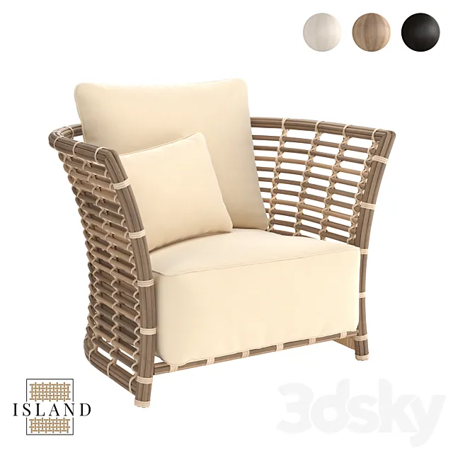 OM Armchair Villa 3DS Max Model
