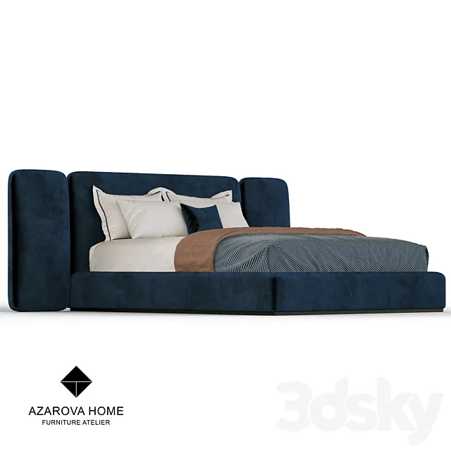 OM bed Azarova Home bed Rodin 3DSMax File