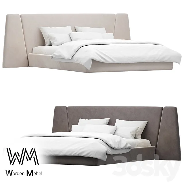OM Bed01 WordenMebel 3ds Max