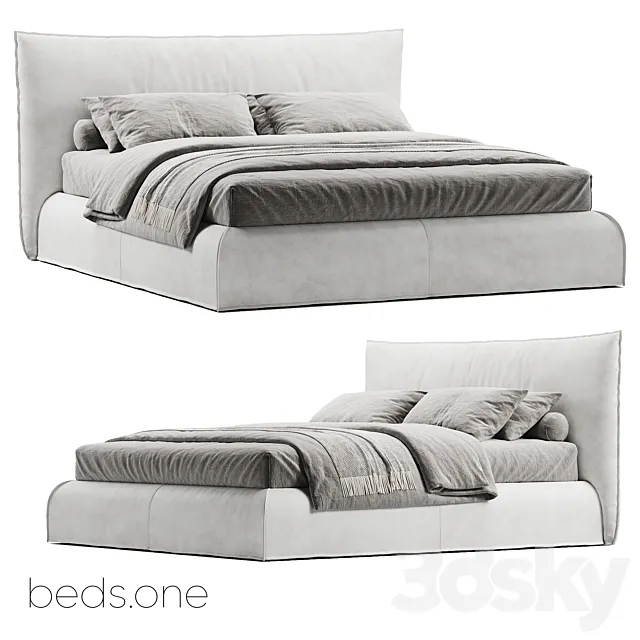 OM beds.one – Kanto bed 3DS Max Model