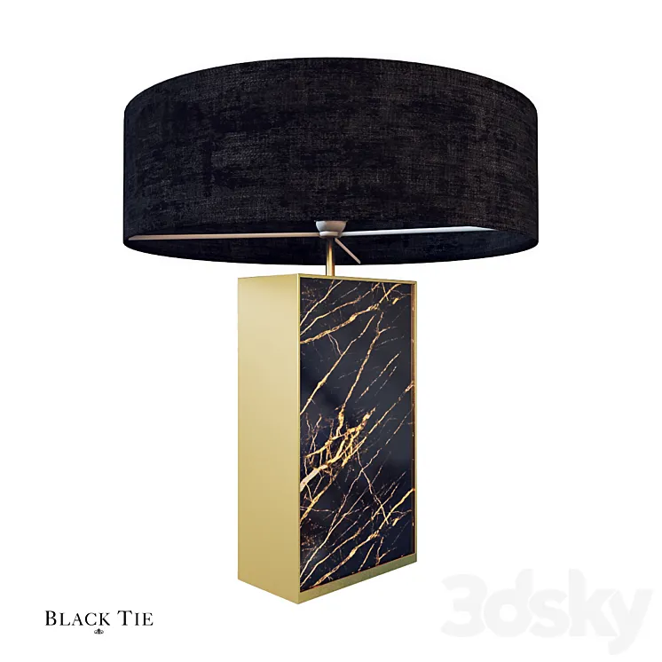 OM Black Tie Thelma Couture Lamp 3DS Max