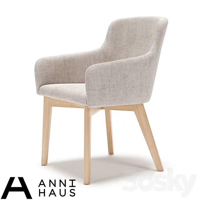 OM Chair MARCO M3 3DS Max Model