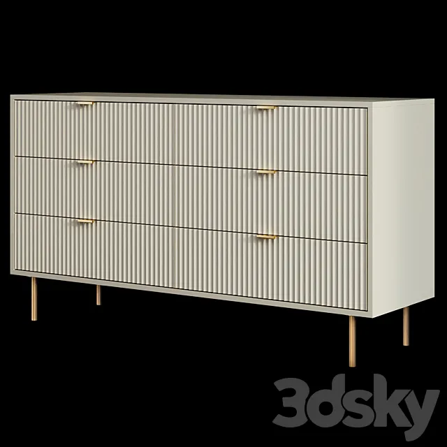 OM Chest of drawers CASCADE 6 drawers (JOMEHOME) 3DSMax File