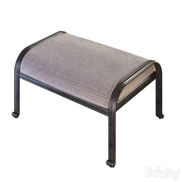 OM Classic Padded stool 3dsMax Model