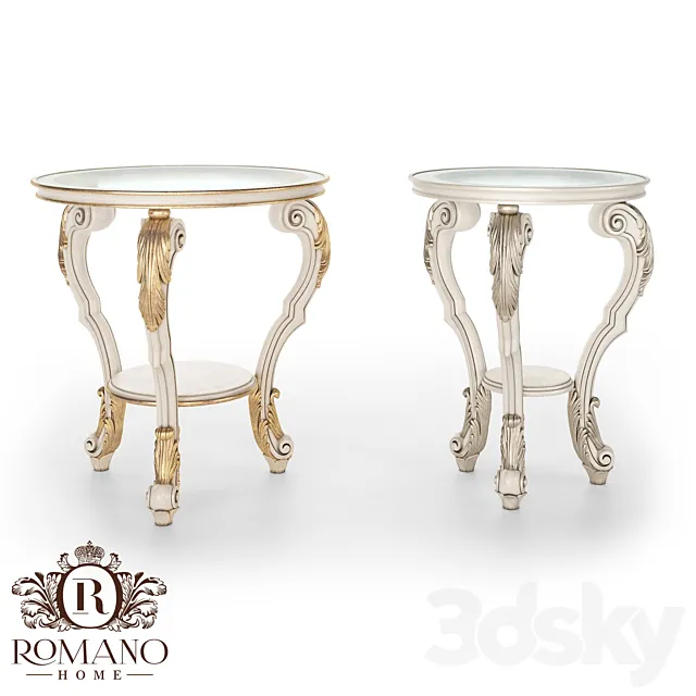 (OM) Coffee table Lorenzo Romano Home 3DS Max Model