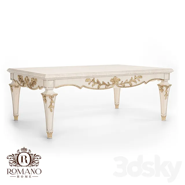 (OM) Coffee table Nicolet Romano Home 3DS Max Model