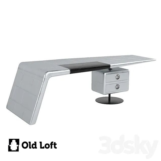 OM Desk Wing with Stand in loft 3DS Max Model