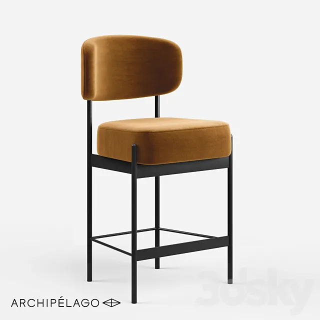 OM Dining chairs MODENA Archipelago 3DS Max Model