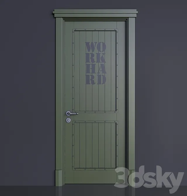 OM Door TRAIN 4 3DS Max Model