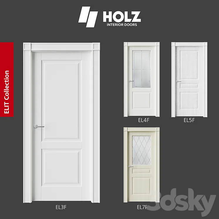 OM Doors HOLZ: ELIT Collection 3DS Max