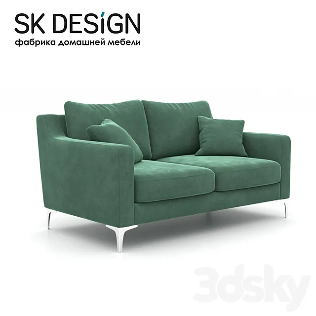 OM Double sofa Mendini ST 136 3ds Max