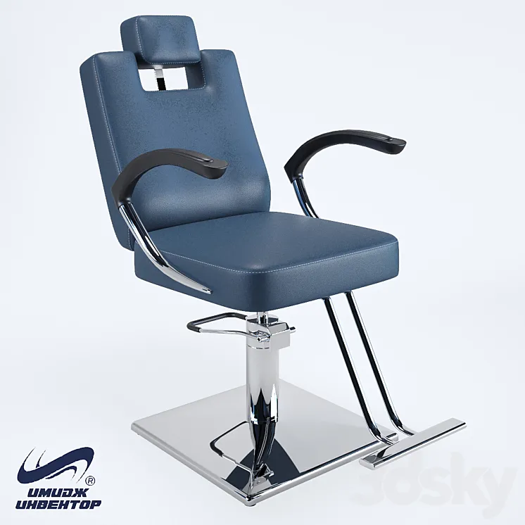 “OM Hairdressing chair “”Superman””” 3DS Max