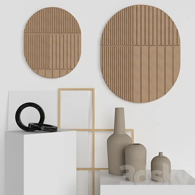 OM Kristina Dam _ Decoration set 3DS Max Model