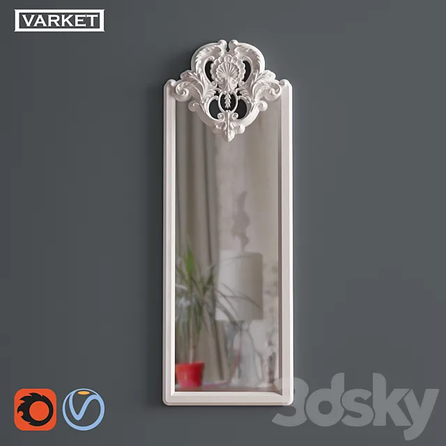 OM Mirror Varket Corona №1 3DS Max Model