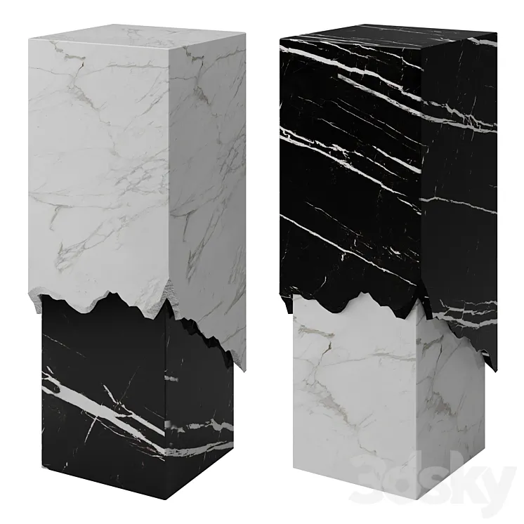 “OM PEDESTAL MARBLE “”ANTIK””” 3DS Max