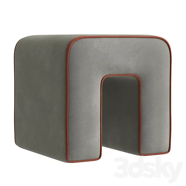 OM Pouffe Yappy 3DS Max Model