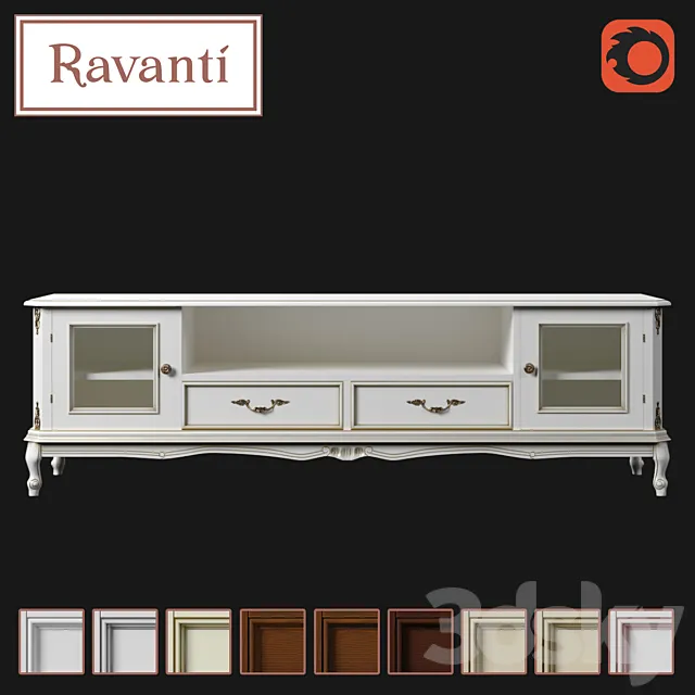 OM Ravanti – TV Stand №3 3DS Max Model