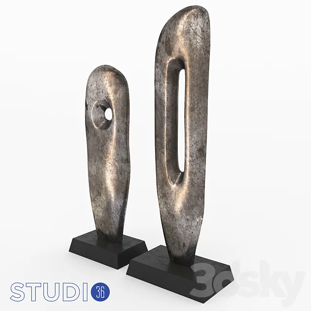 OM Sculptures Dialma Brown DB006327 and DB006328 from STUDIO36SHOP.RU 3DS Max Model