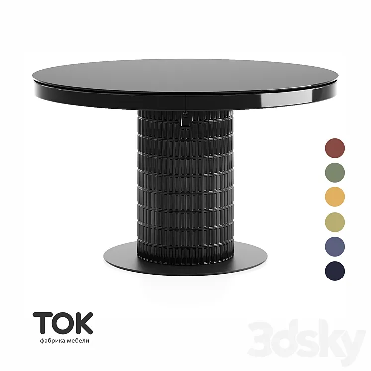 “(OM) Series of Tables “”Clinker F P25″” Fixed Tok Furniture” 3DS Max