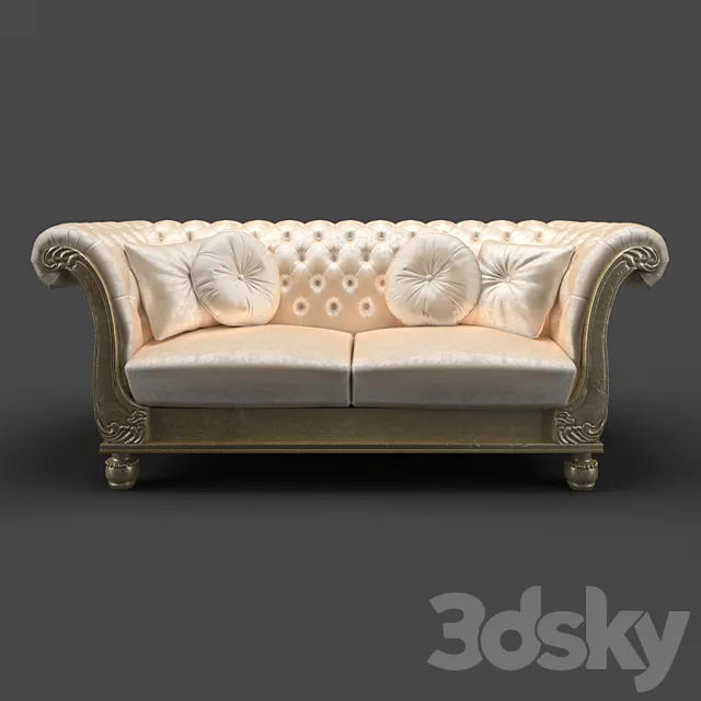 OM Sofa Fratelli Barri VENEZIA 3DS Max Model