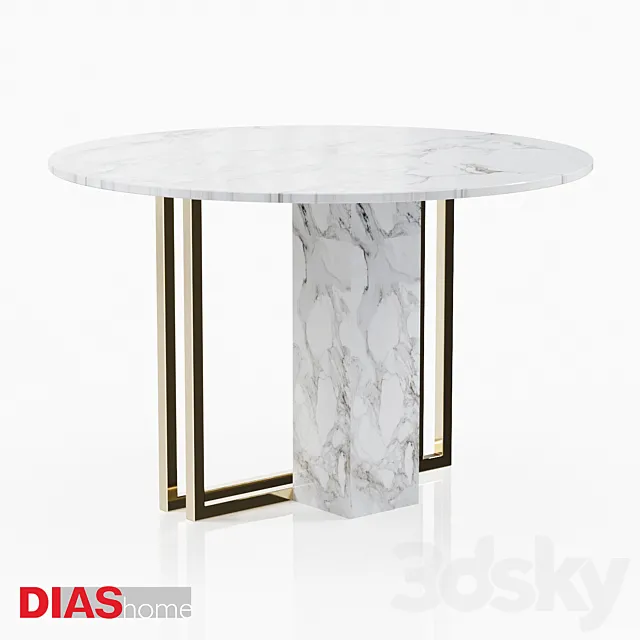 OM Table “Orleans” 3DS Max Model