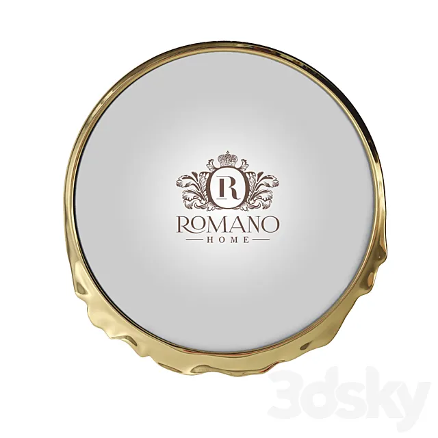 (OM) Titania Circle Mini and Titania Circle Grand Romano Home Mirror 3DS Max Model