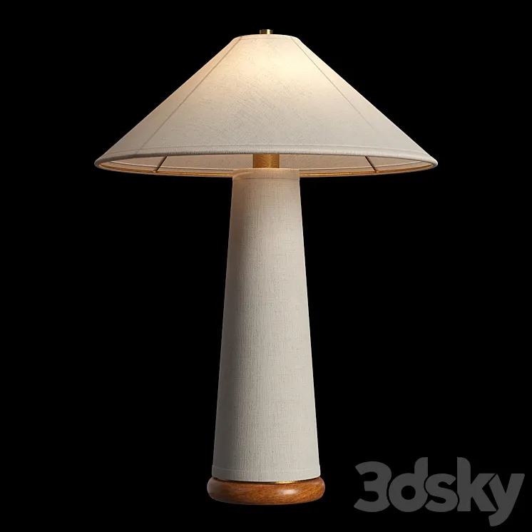 Ombra White Table Lamp 3DS Max