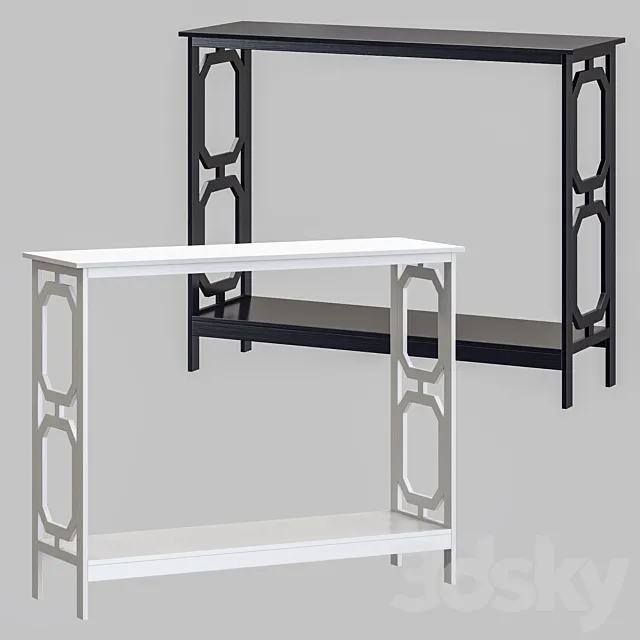 Omega console table 3ds Max