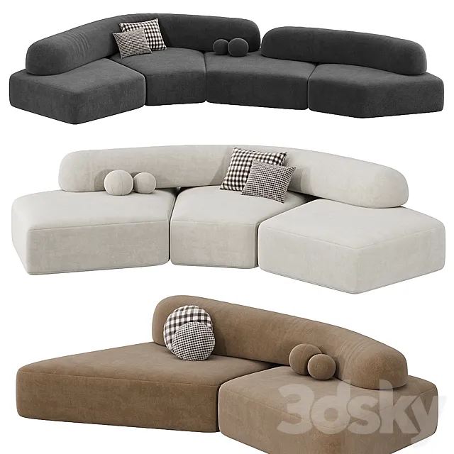 On The Rocks Sofa 3ds Max