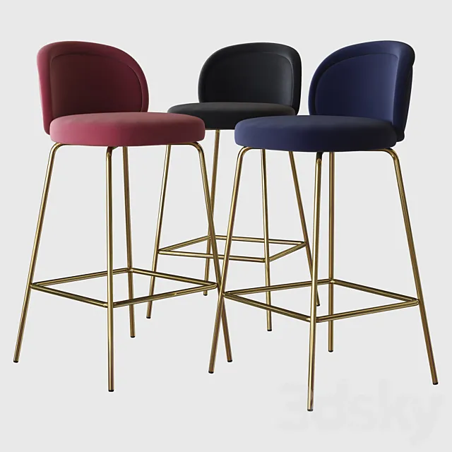 ona stool freifrau 3DS Max Model