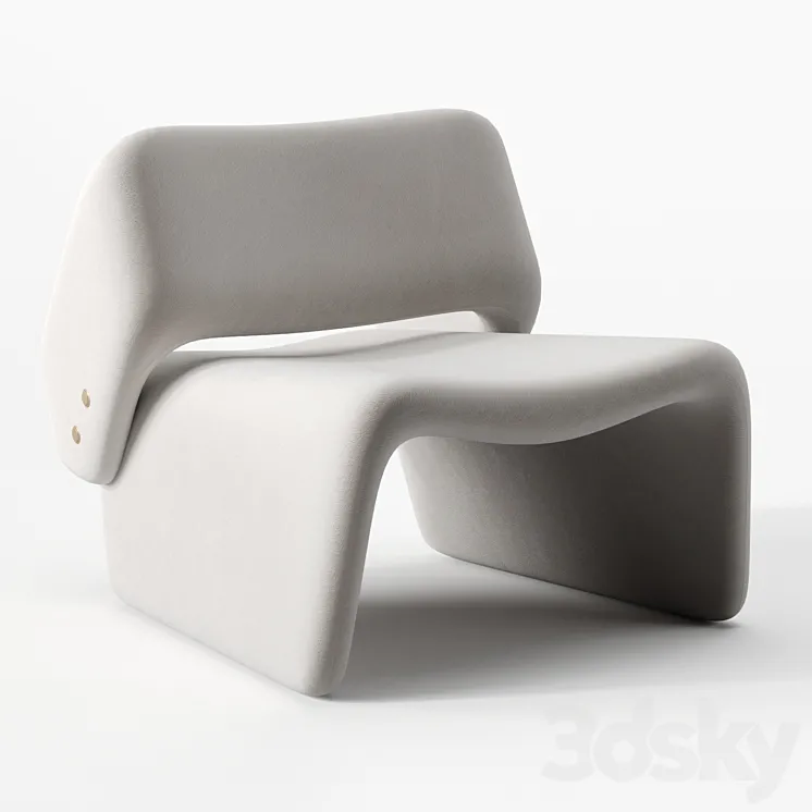Ondine Lounge Chair by Jorge Zalszupin 3DS Max