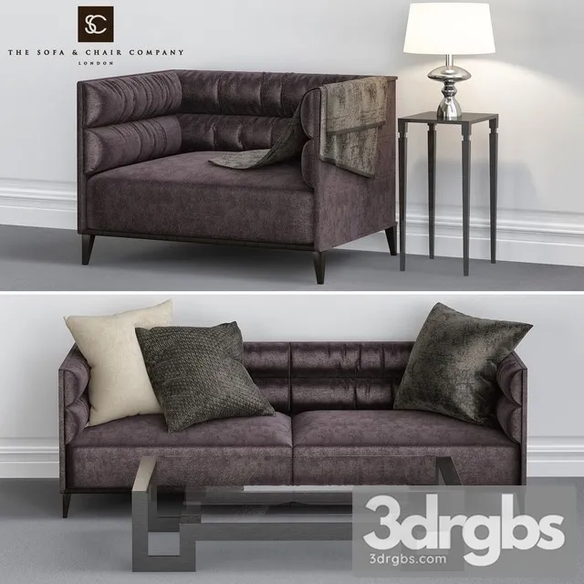 One And Two Seater Sofa 3dsmax Download